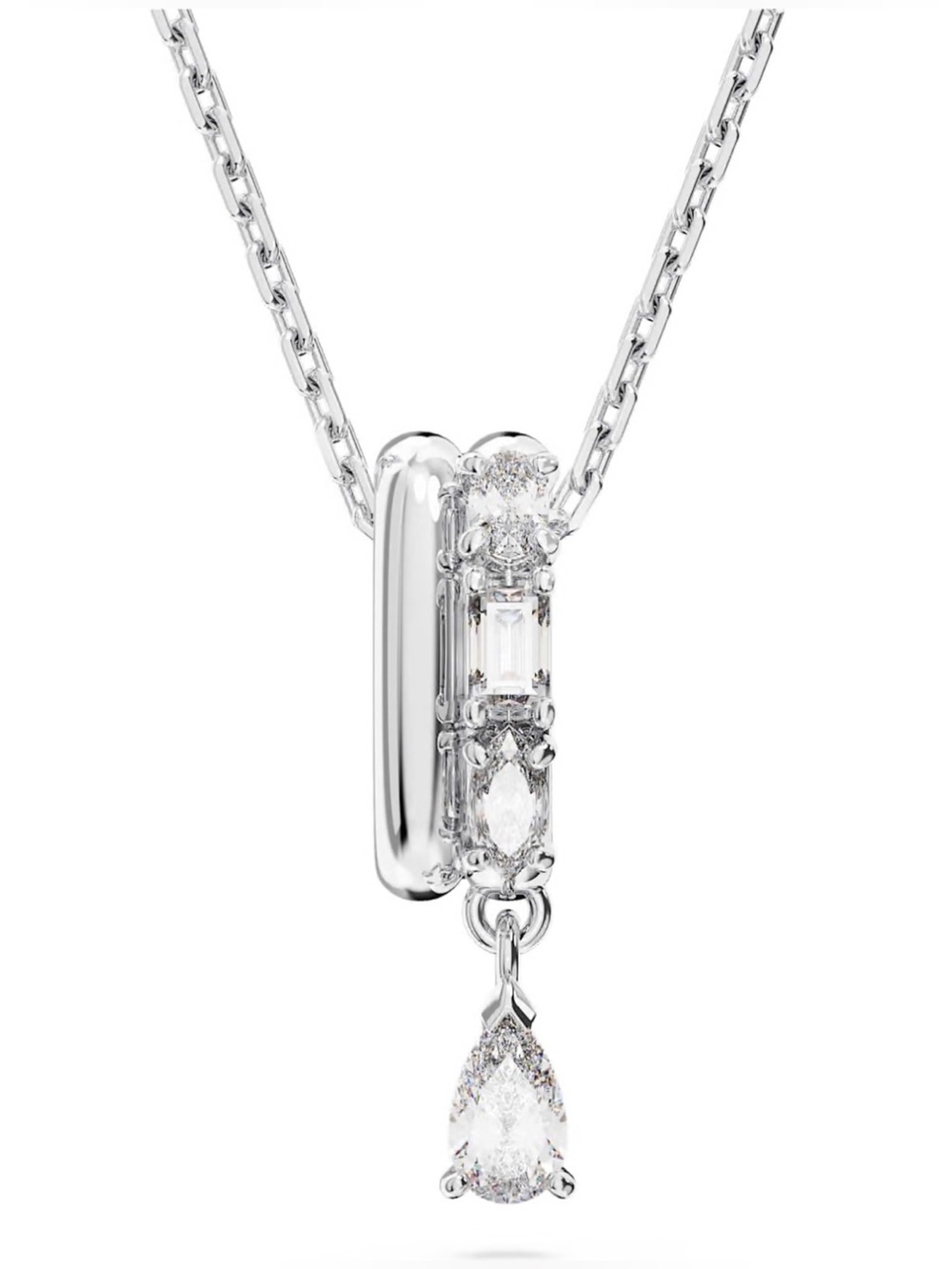 ❌SOLD—DO NOT BUY❌ Swarovski Dextera Pendant—Rhodium Plated, Crystals, Zirconia